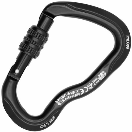 Kong Usa Asymmetric, 117.5 mm Length, 27 mm Gate Opening, Aluminum Alloy, Black 778MU0NNNKK
